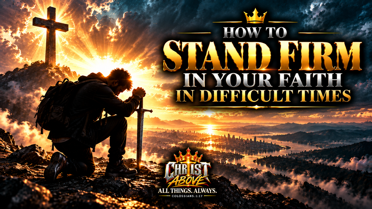How to Stand Firm in Your Faith in Difficult Times
